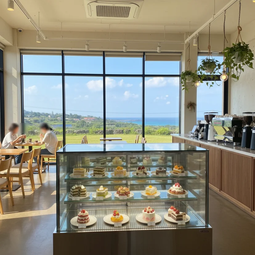 제주도대형쇼케이스 - 제주 카페 쇼케이스 설치