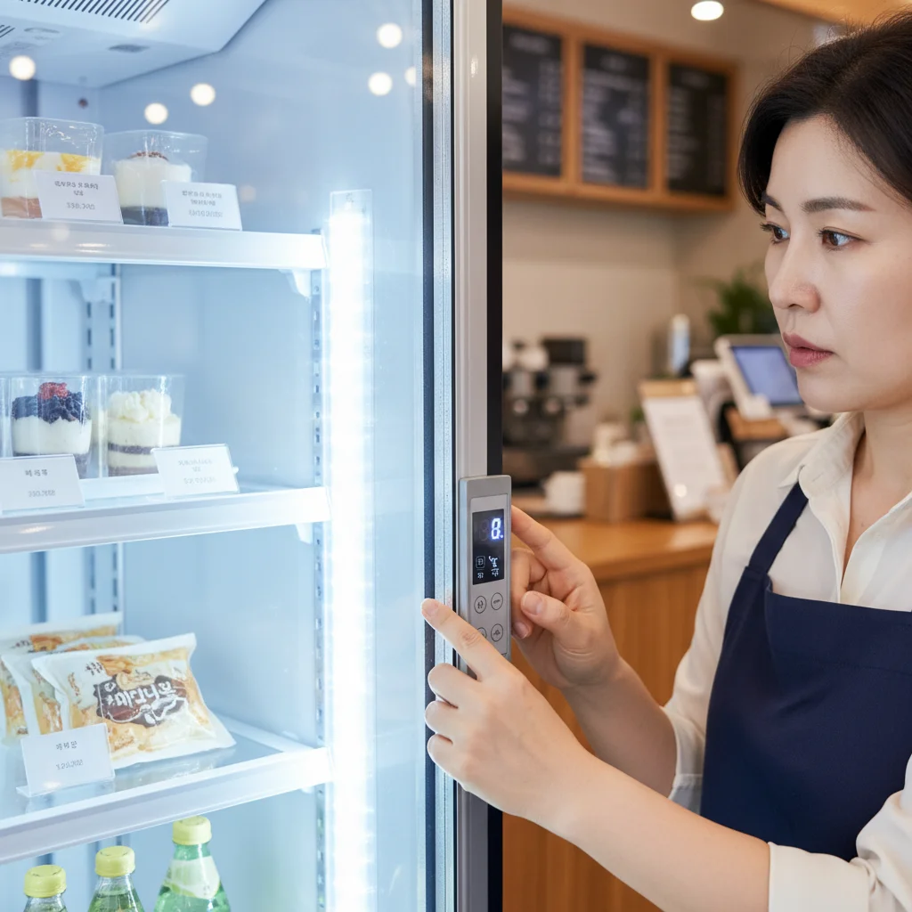 제주도대형쇼케이스 - 온도 조절 확인