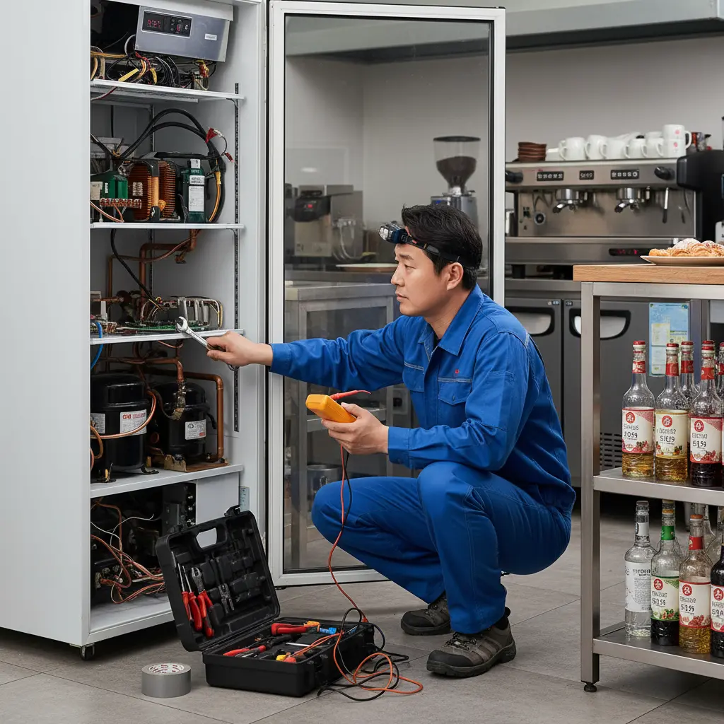 제주도골드쇼케이스 - 쇼케이스 A/S 현장