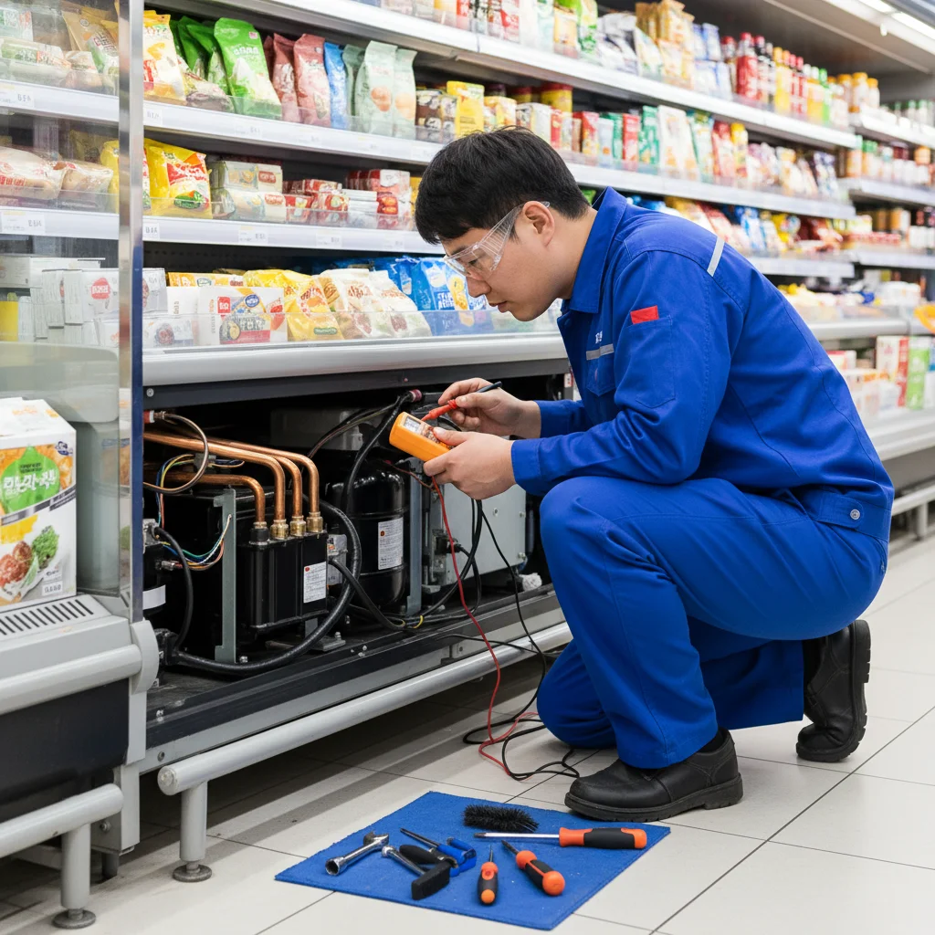 제주도쇼케이스가격 - 쇼케이스 컴프레셔 점검