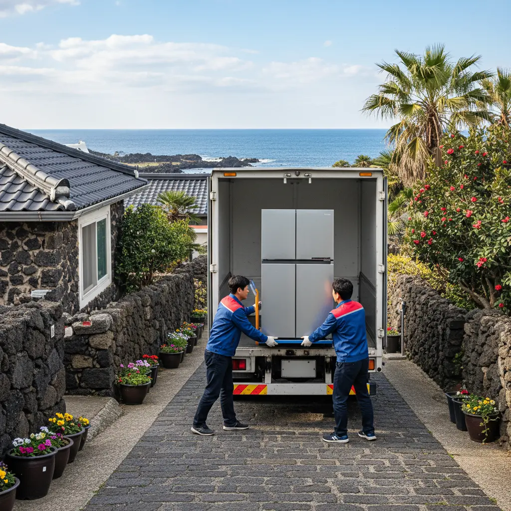 제주도미니반찬냉장고 - 제주 도서산간 추가 배송비 주의