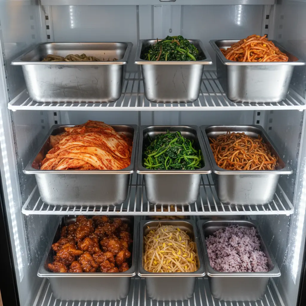 제주도미니반찬냉장고 - 올스텐 재질 확인 필수