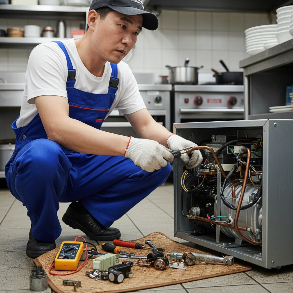 제주도음식쇼케이스 - 제주도 쇼케이스 AS 수리