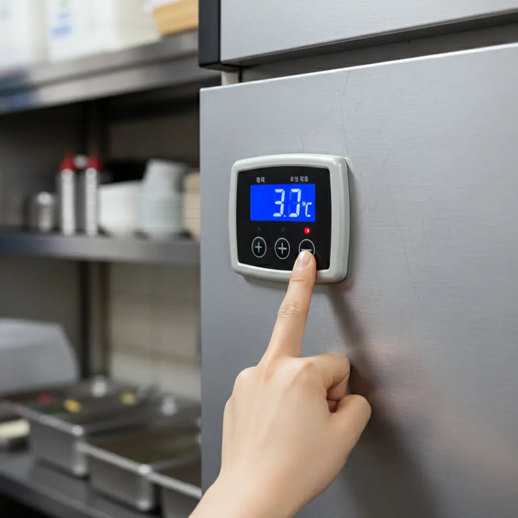 제주도카운터냉장고 - 디지털 vs 아날로그