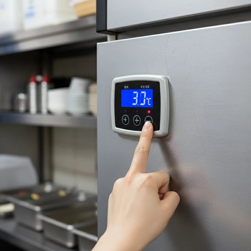 제주도카운터냉장고 - 디지털 vs 아날로그