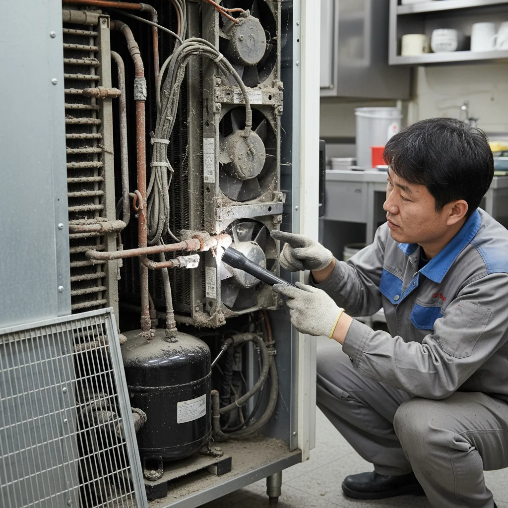 제주도카운터냉장고 - 기계실 확인 필수