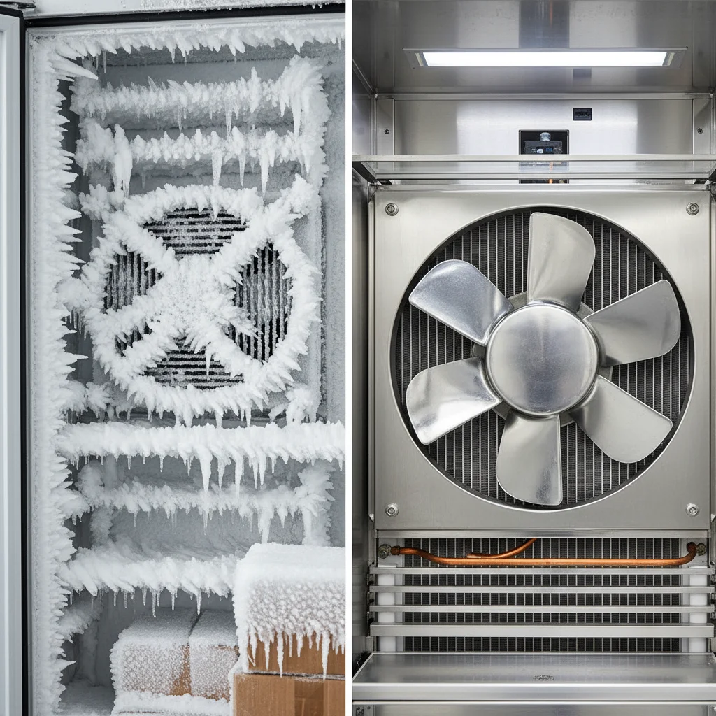 제주도테이블반찬냉장고 - 직냉식과 간냉식 차이