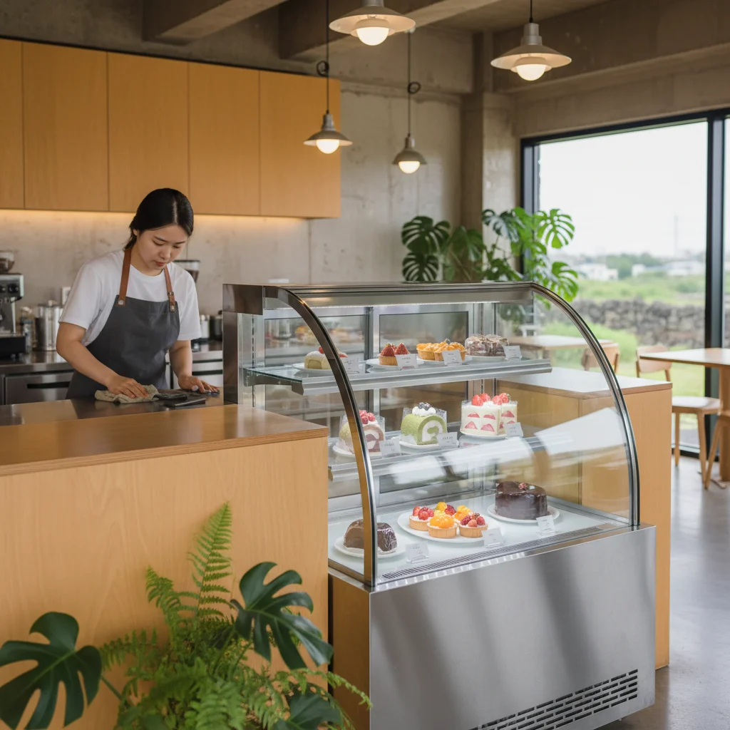 제주도2단쇼케이스 - 제주 카페 필수템 2단 쇼케이스