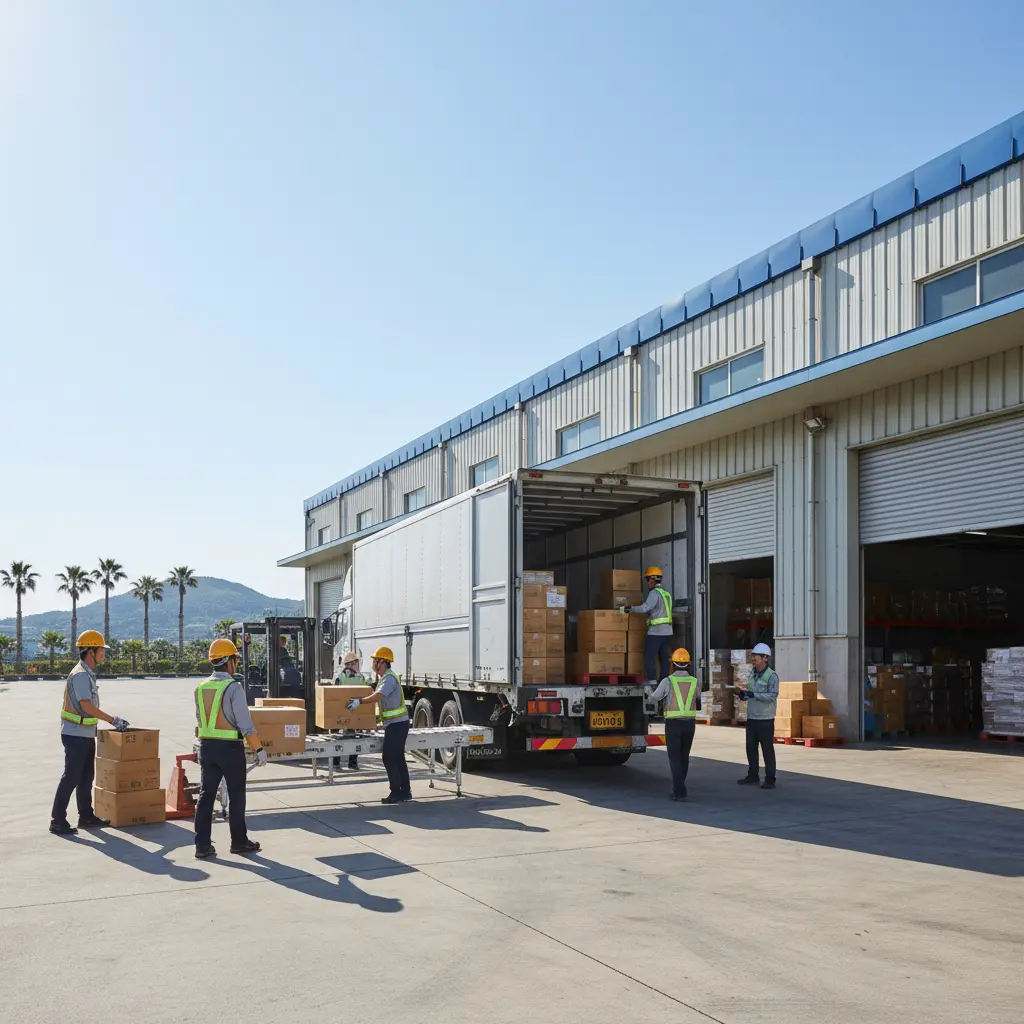 제주도냉장보관창고 - 입출고 동선 체크