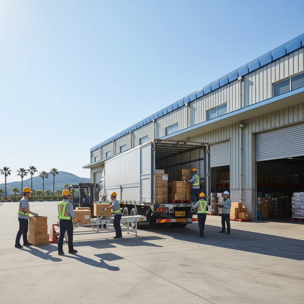 제주도냉장보관창고 - 입출고 동선 체크