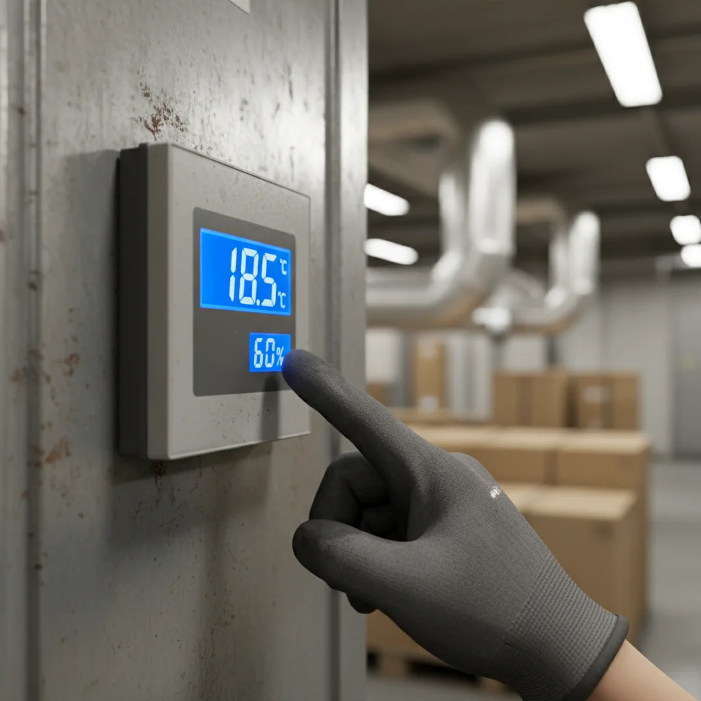 제주도냉장보관창고 - 온도 기록 확인 필수