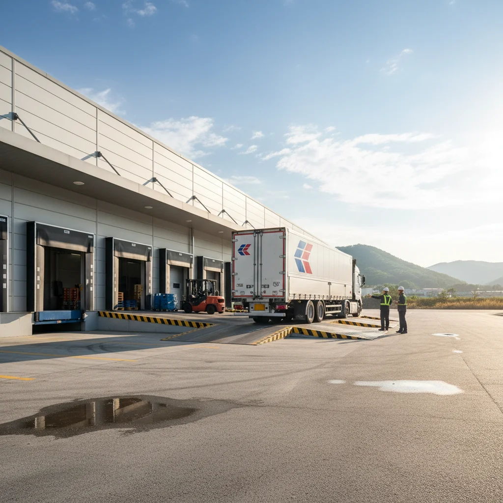 천안냉동창고임대 - 도크 시스템 점검