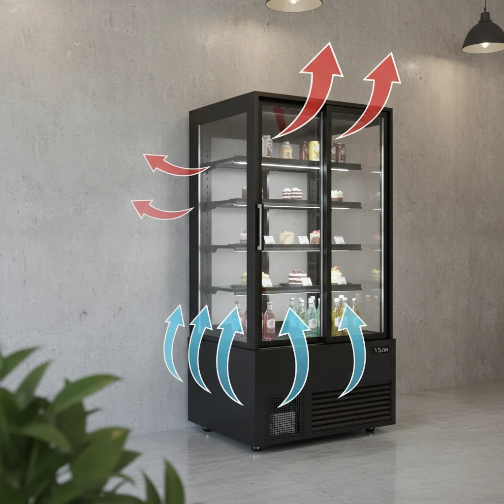 천안블랙쇼케이스 - 벽과의 거리 10cm 확보