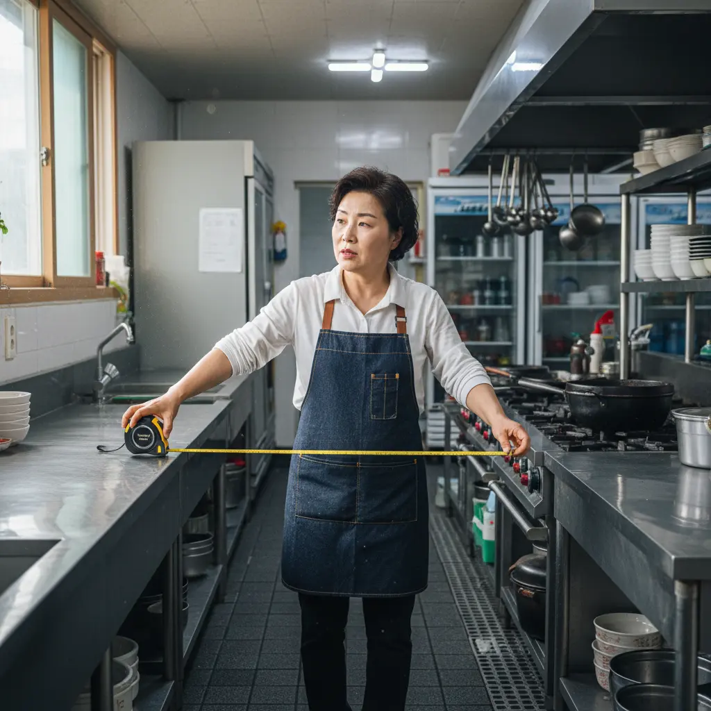 천안테이블반찬냉장고 - 설치 공간 실측 노하우