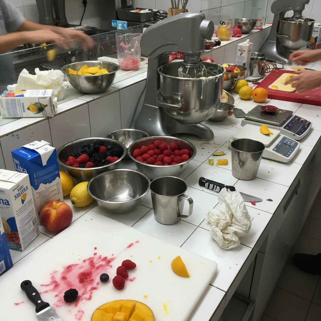 젤라또창업 - 젤라또 제조 노동 강도