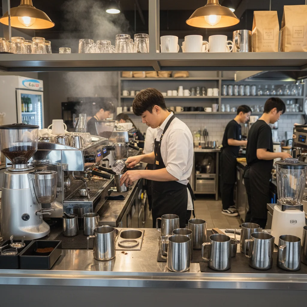 일본제빙기 - 바쁜 주방과 제빙기