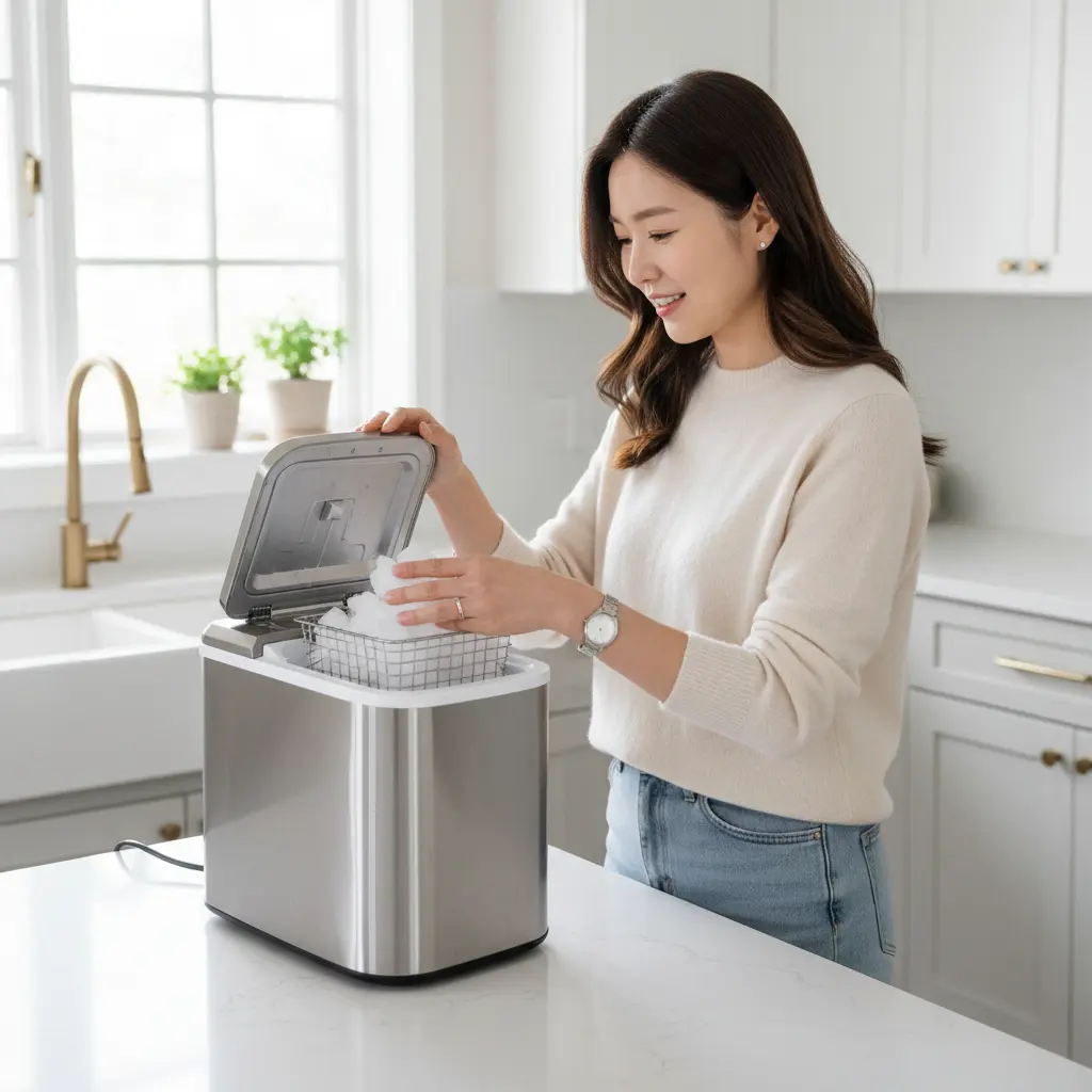 미니얼음 - 저장 용량 확인