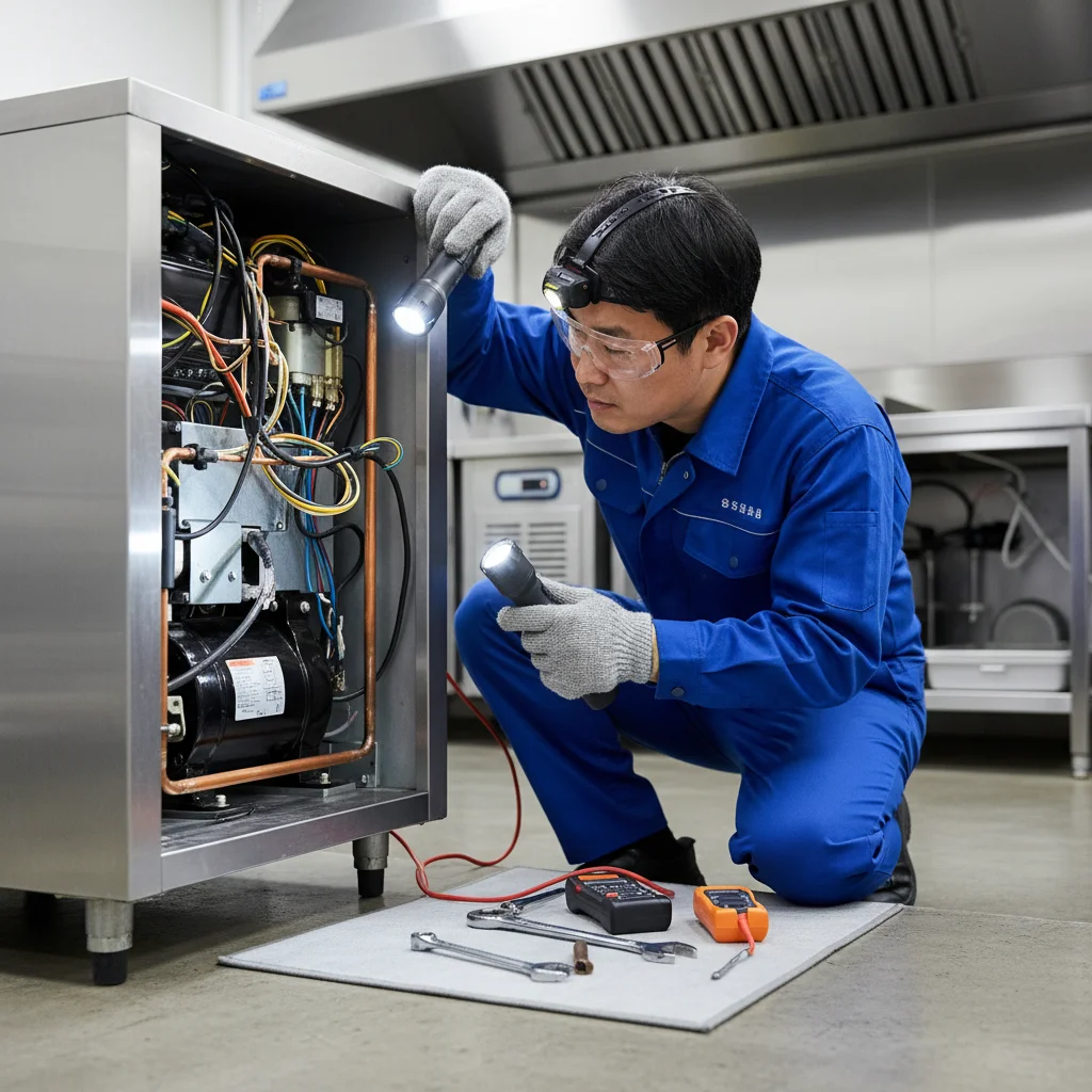 롯데제빙기 - 제빙기 필터 점검 방법