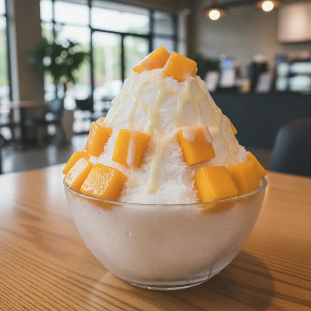 눈꽃빙수재료 - 우유 눈꽃빙수 황금 배합