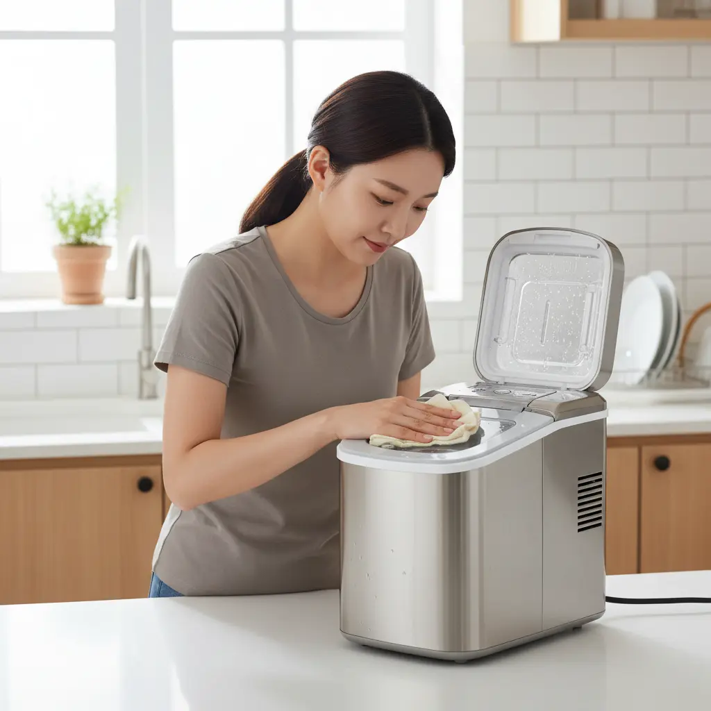 신일제빙기 - 자동세척 vs 수동세척