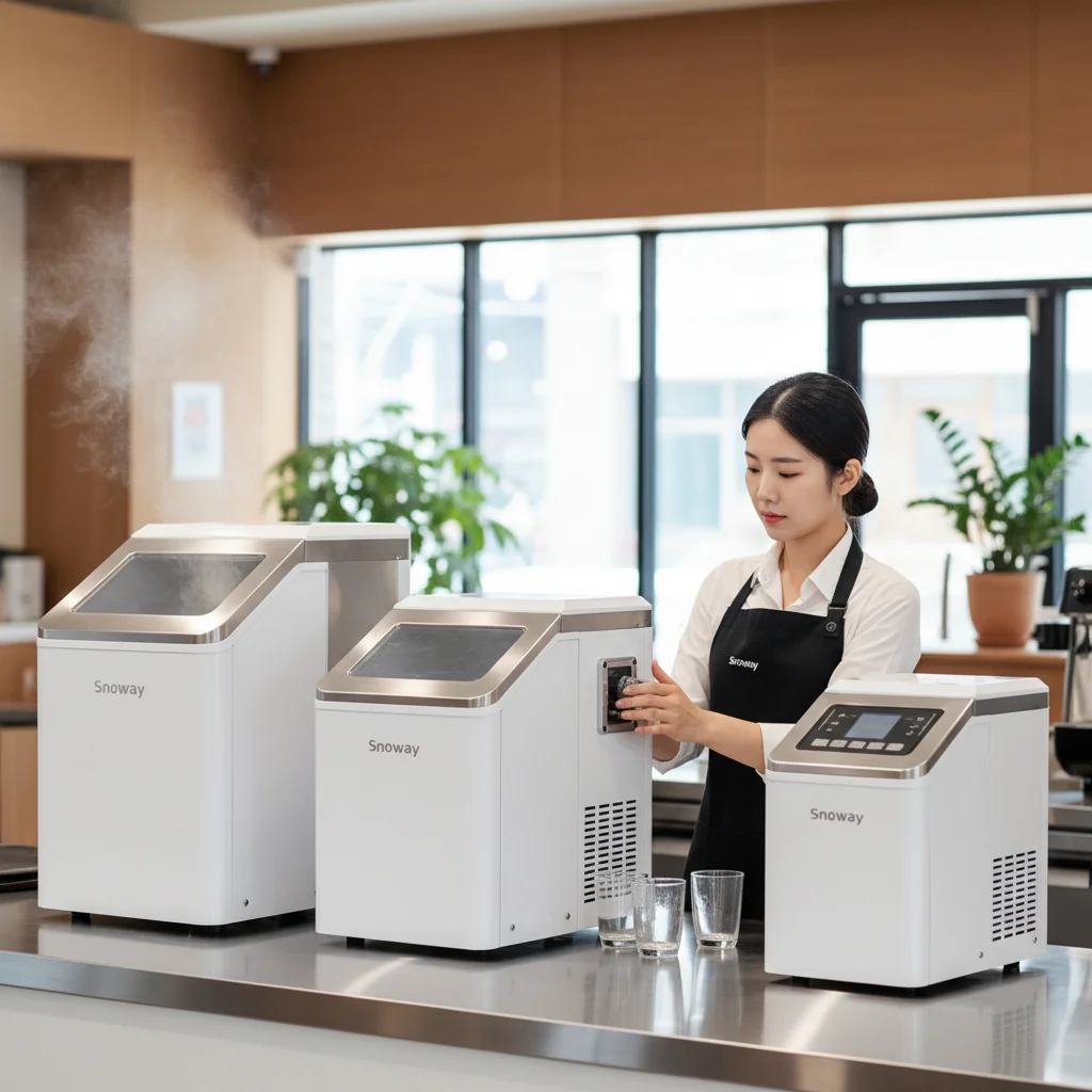 스노웨이눈꽃빙수기 - 모델별 크기 및 스펙 비교