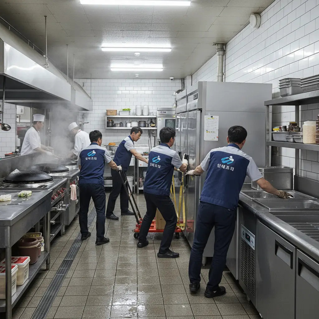 30박스냉동고 - 냉동고 설치 현장