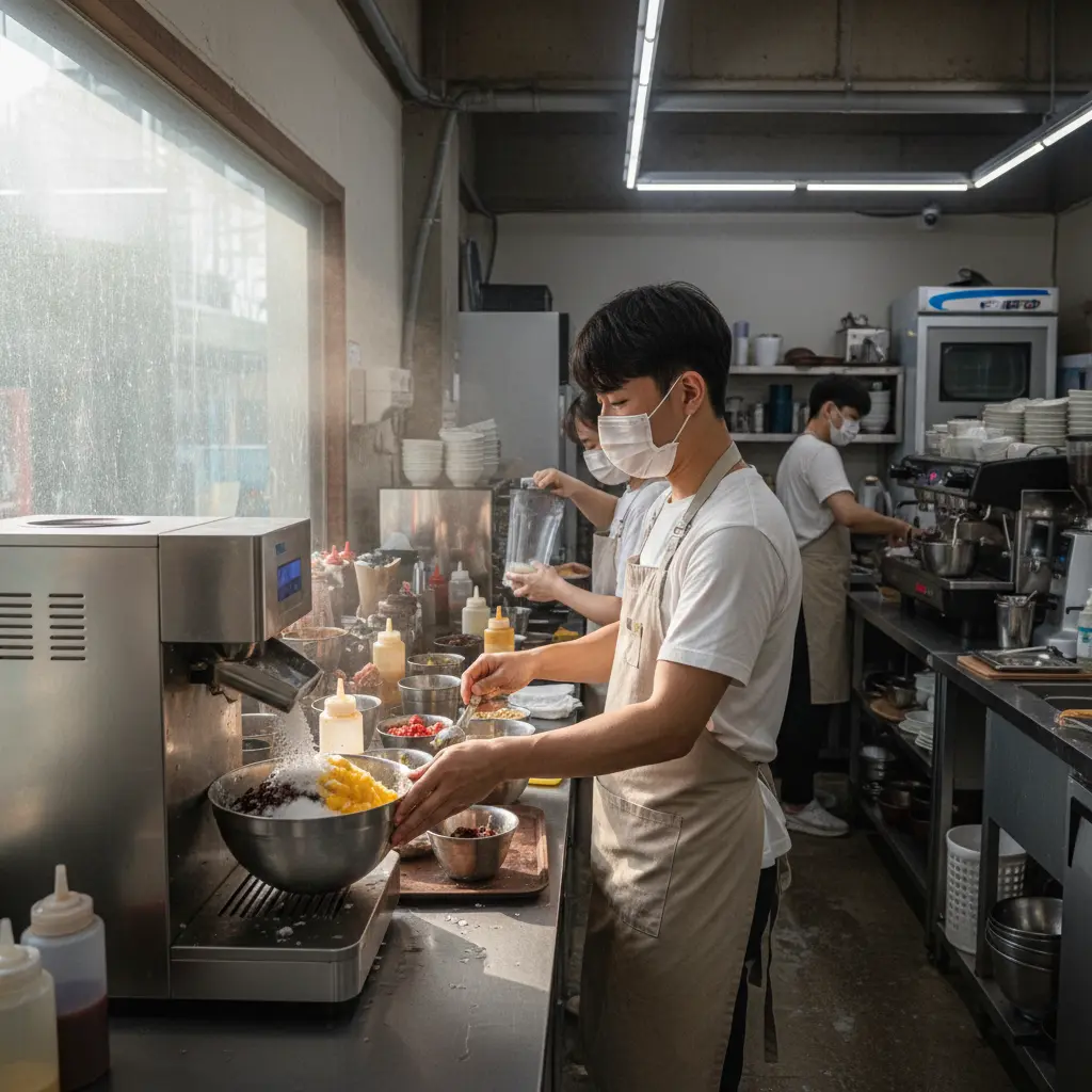 빙수기계렌탈 - 여름철 피크타임