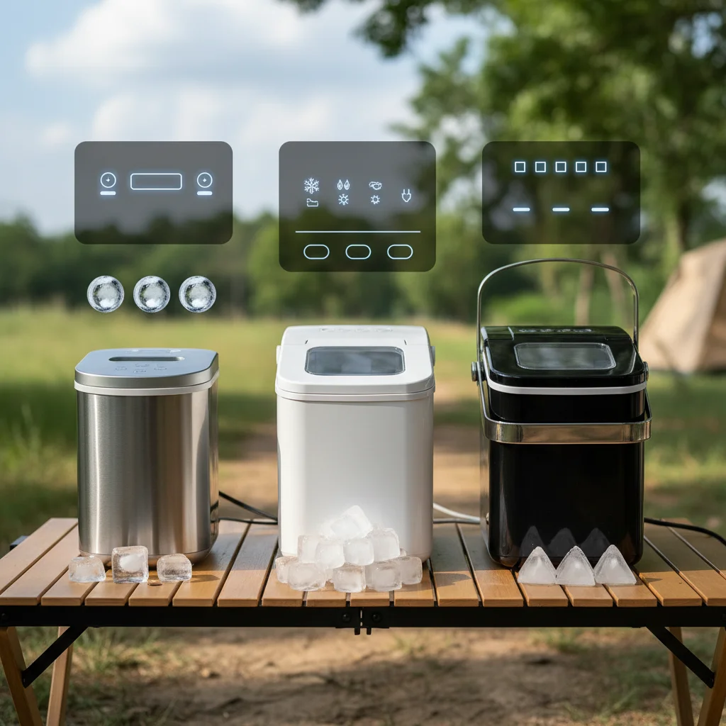 캠핑용제빙기 - 제빙기 용량 비교