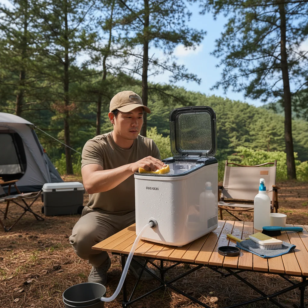 캠핑용제빙기 - 제빙기 세척 팁