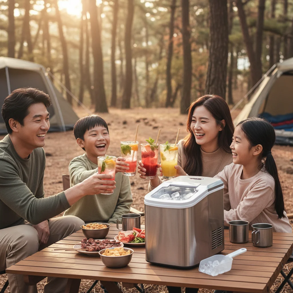 캠핑용제빙기 - 시원한 여름 캠핑