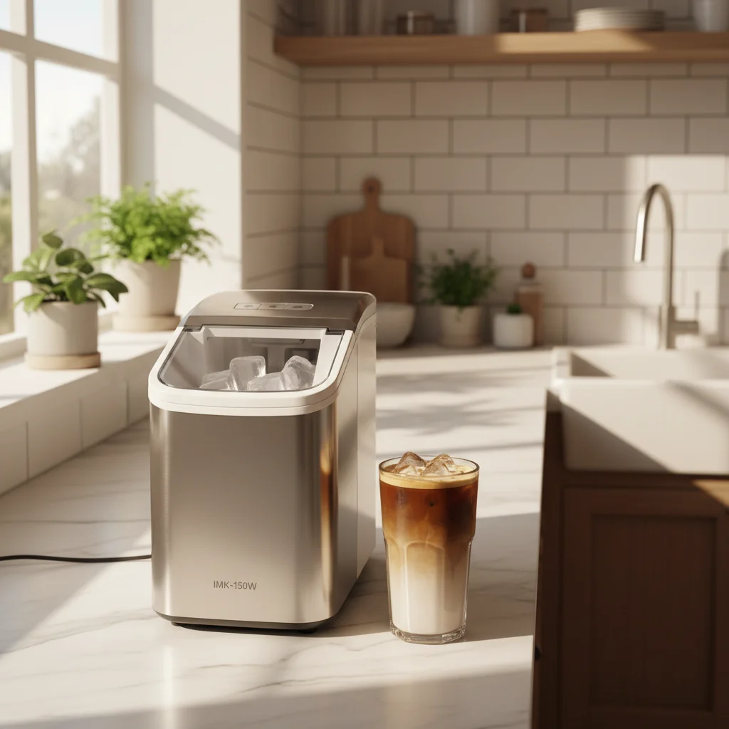 IMK-150W 실제 얼음 생성 모습