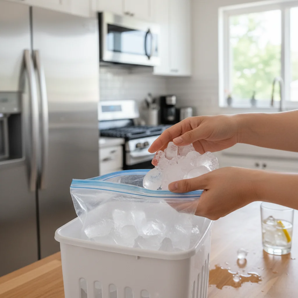 IMK-150W - 얼음 보관 꿀팁