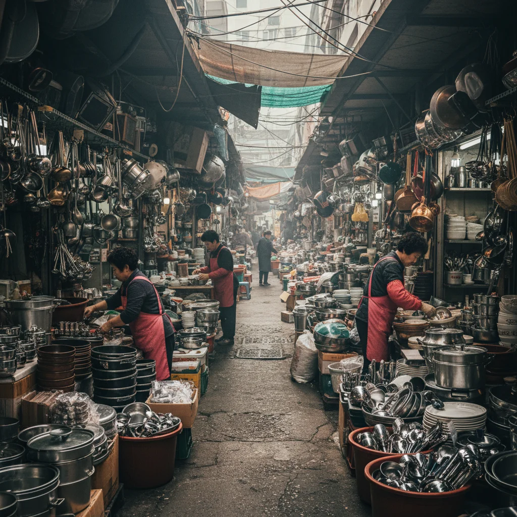 황학동중고시장 - 골목 안쪽이 더 저렴