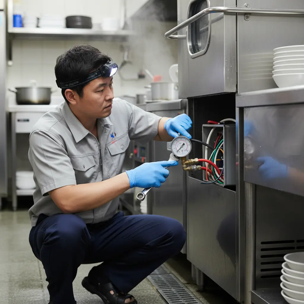 부산식기세척기 - 수압과 전기 체크 필수