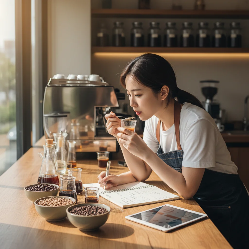 카페용품쇼핑몰 - 샘플 테스트 과정