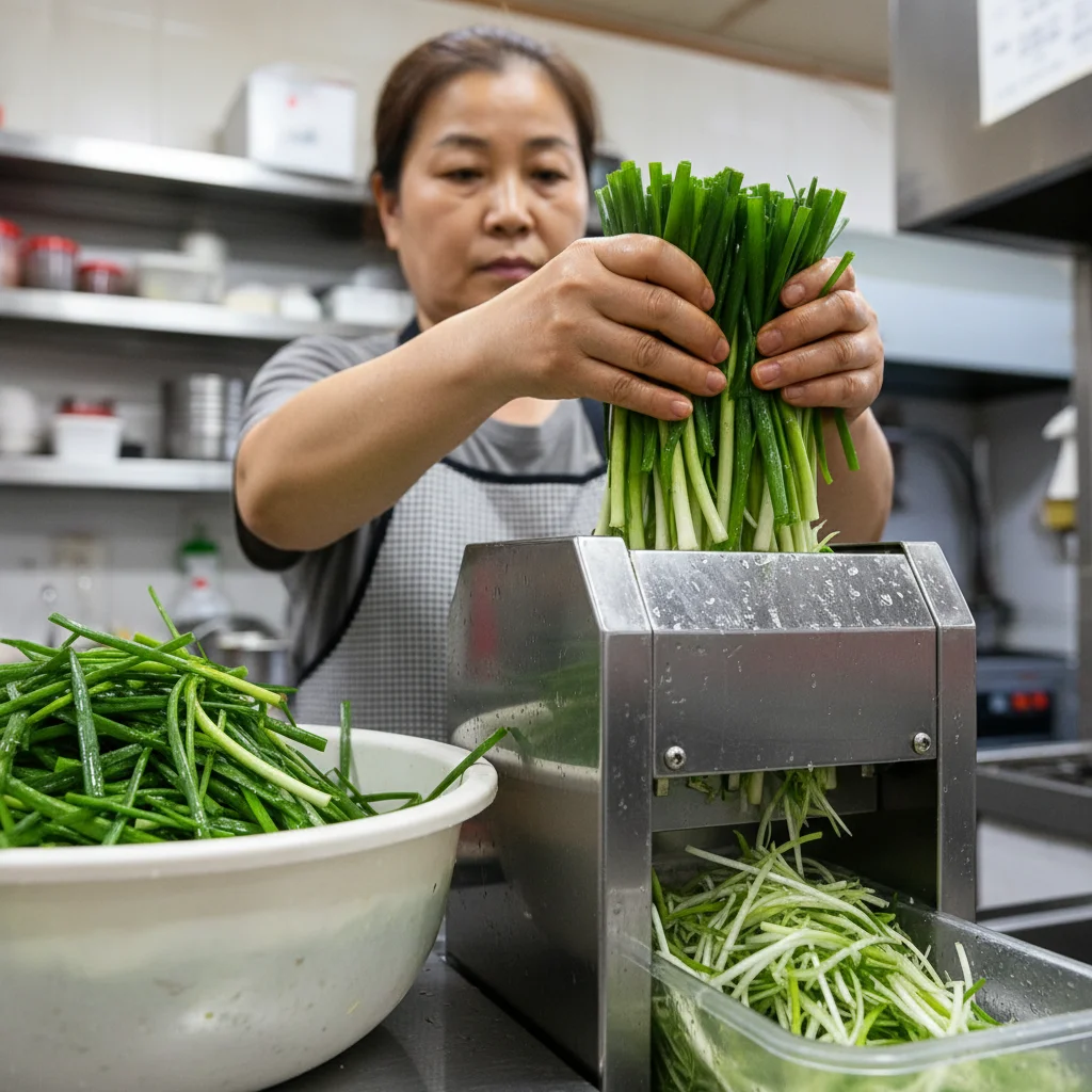 파절기 - 물기 제거 후 투입