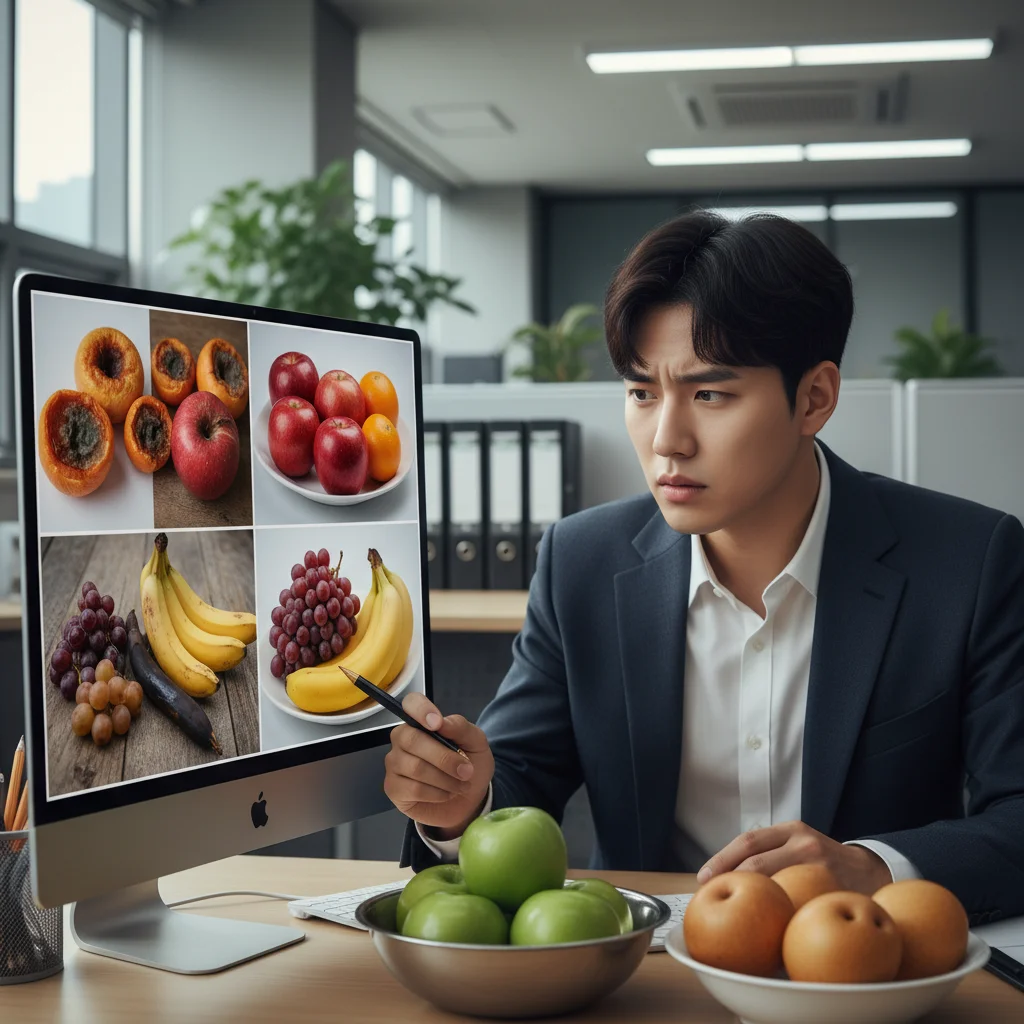 과일위탁 - 샘플 확인의 중요성