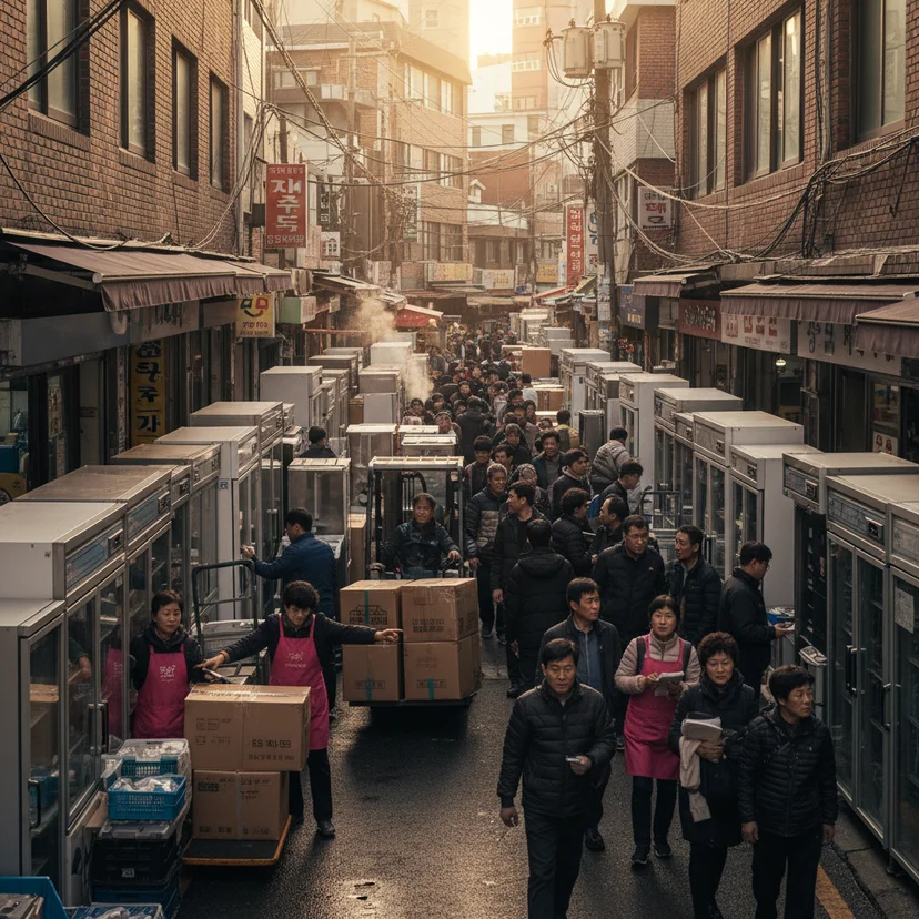 황학동냉장고 - 황학동 주방거리 현장