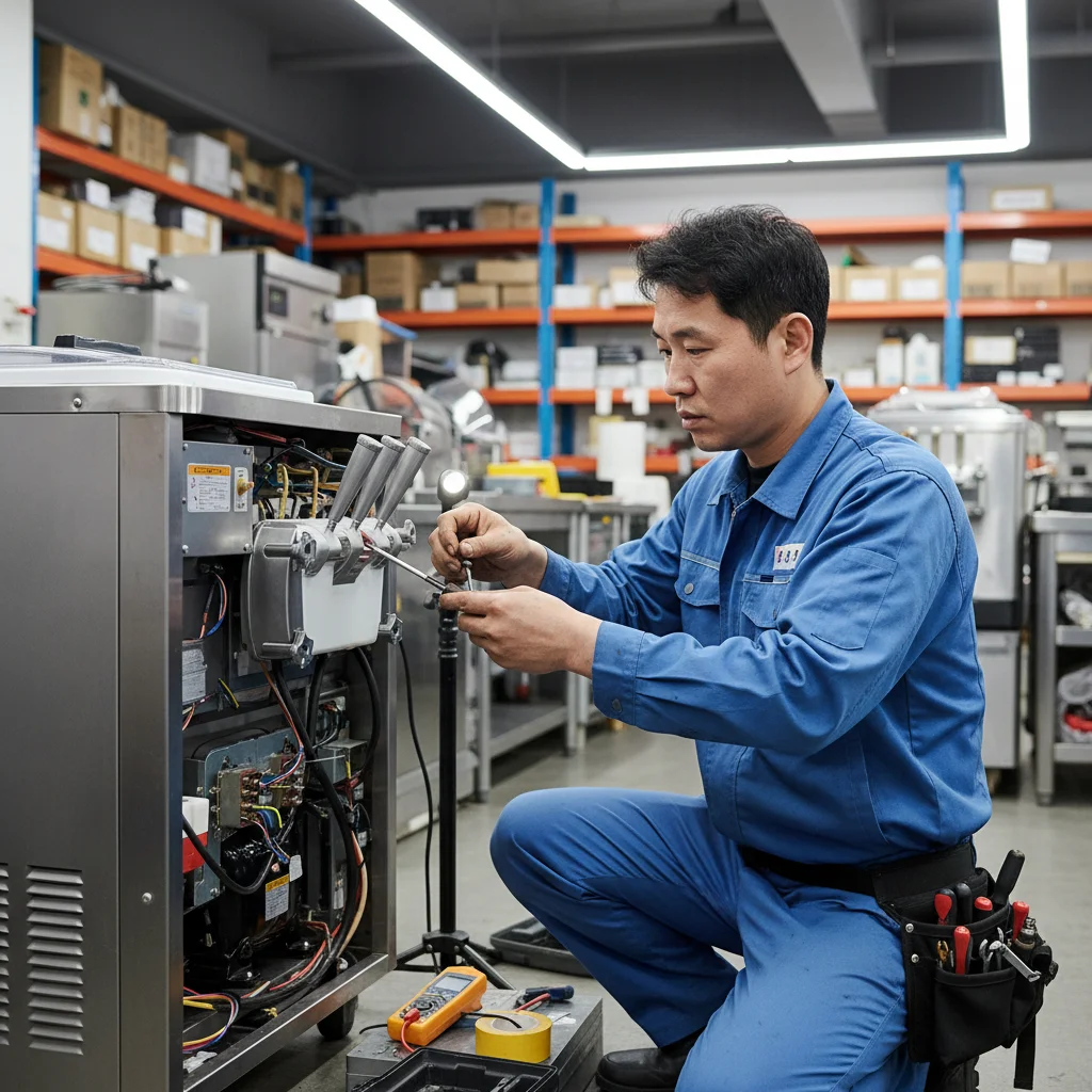 업소용아이스크림머신 - 업소용 기계 전문 A/S 과정