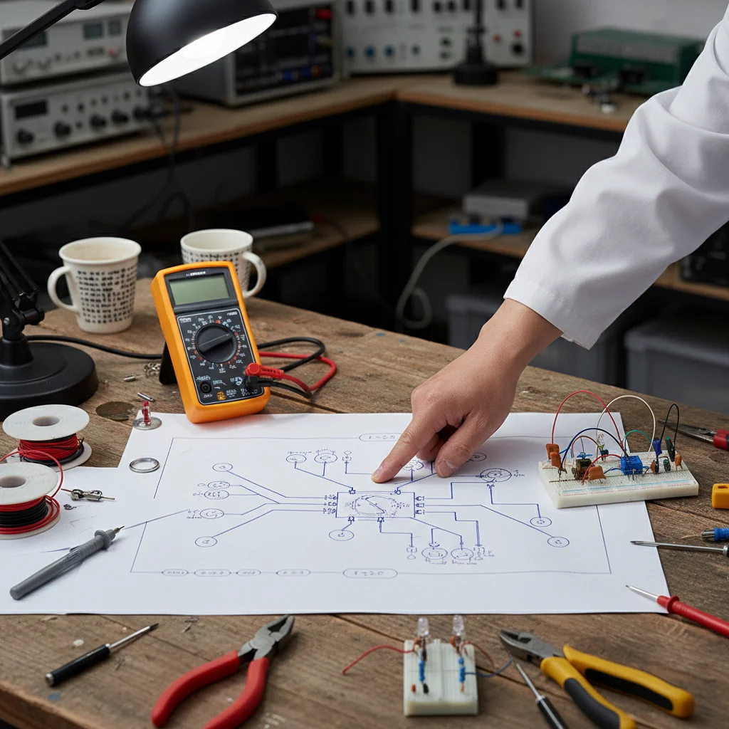 4구간택기 - 접점 구성표 확인