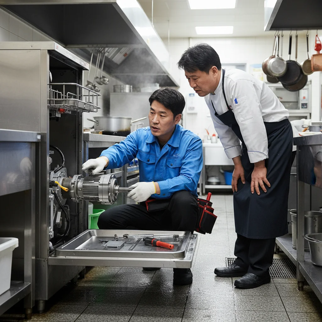 식기세척기영업용 - 고장 원인 1위는?