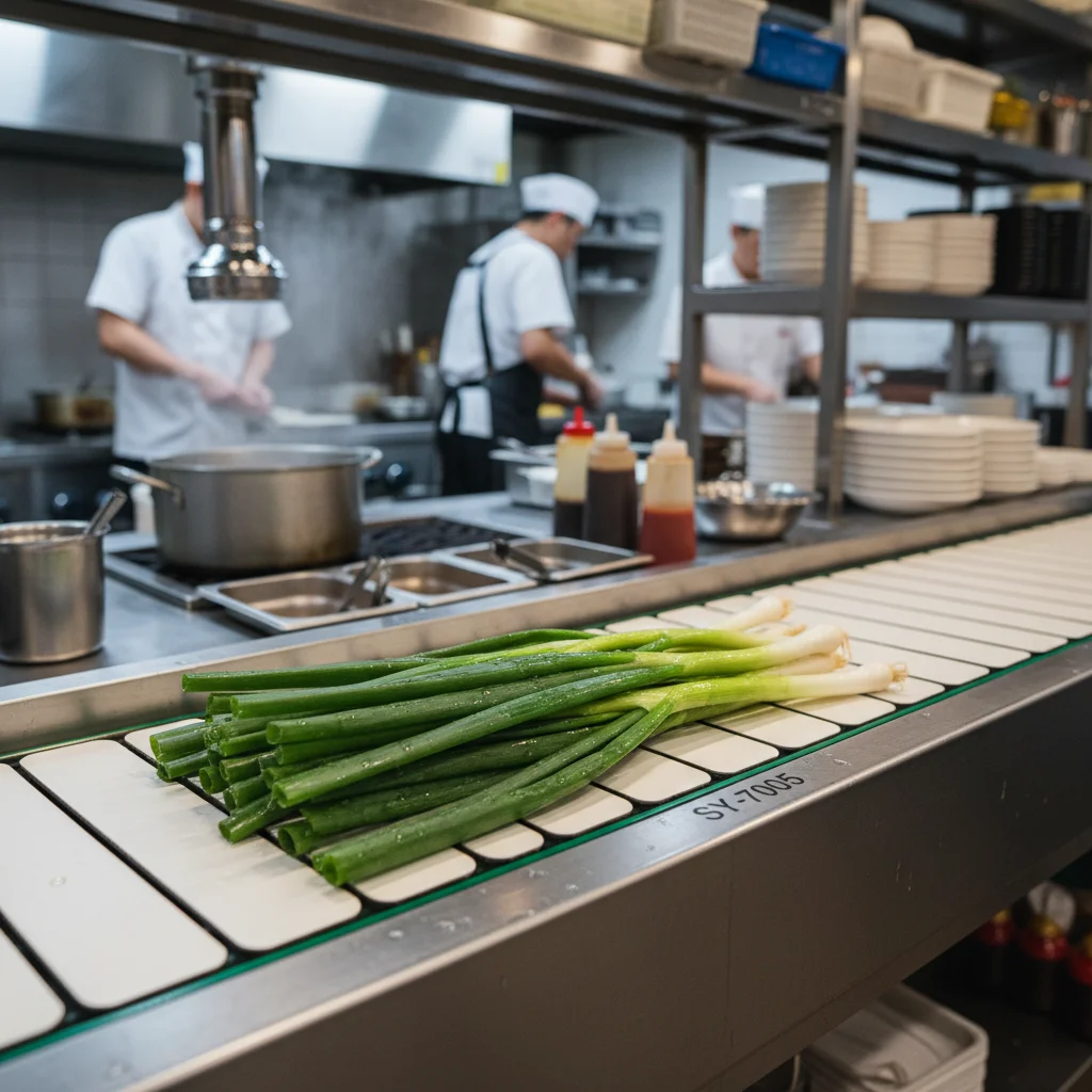 신영파절기 - 컨베이어형 작동 모습