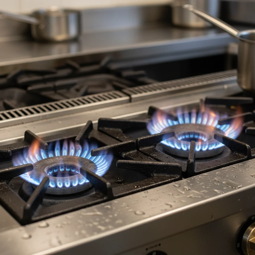 업소용가스레인지 - 1열과 2열 화구 차이