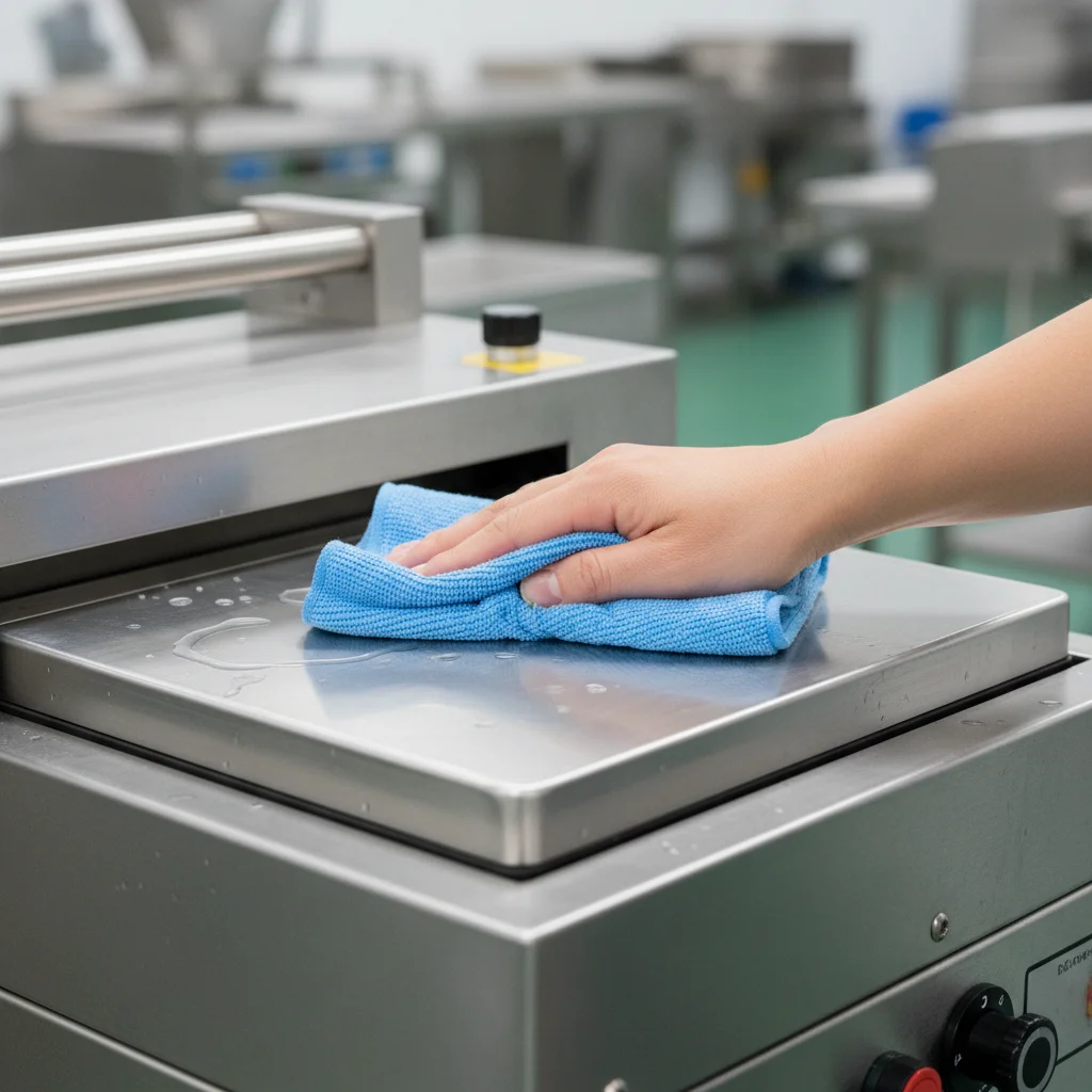 업소용랩핑기 - 열판 청소 관리 방법