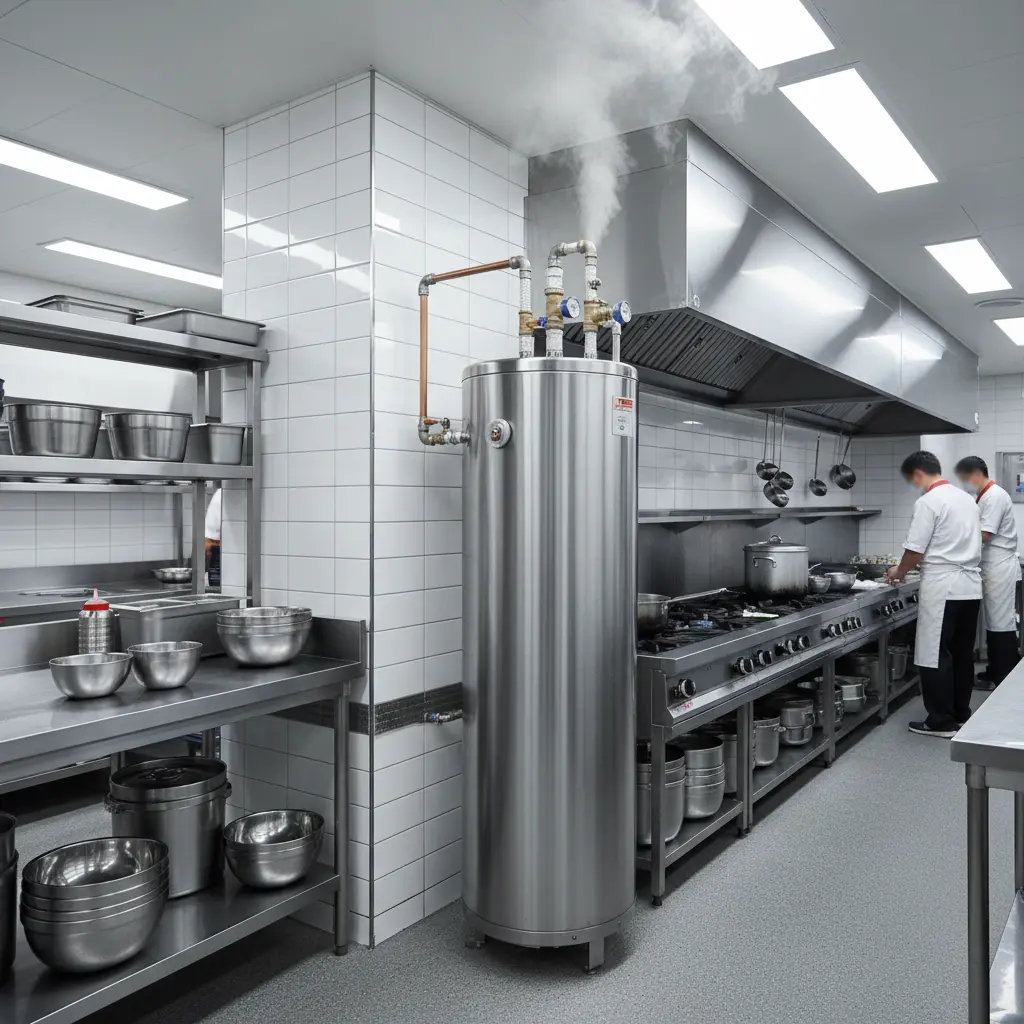 업소용온수기 설치 완료 현장