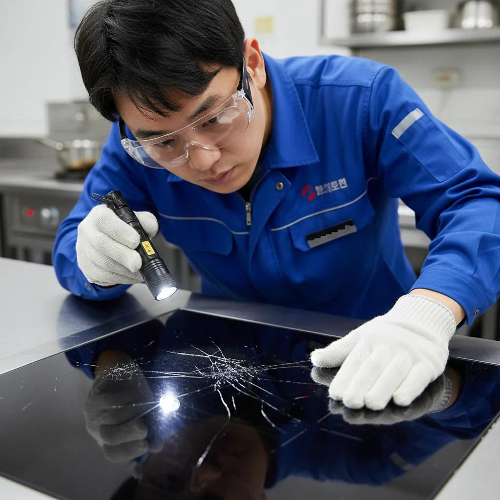 업소용인덕션중고 - 상판 미세 크랙 확인 필수