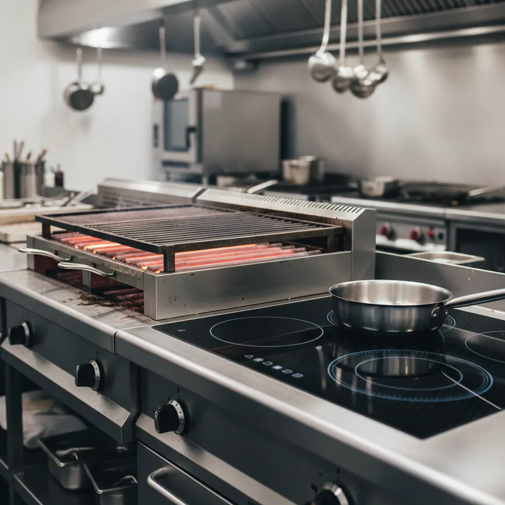 업소용전기그릴 - 열선 vs 인덕션