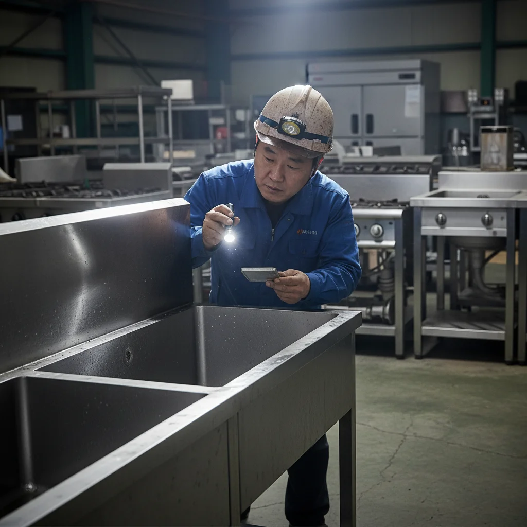 업소용중고싱크대 - 용접부위 확인 필수