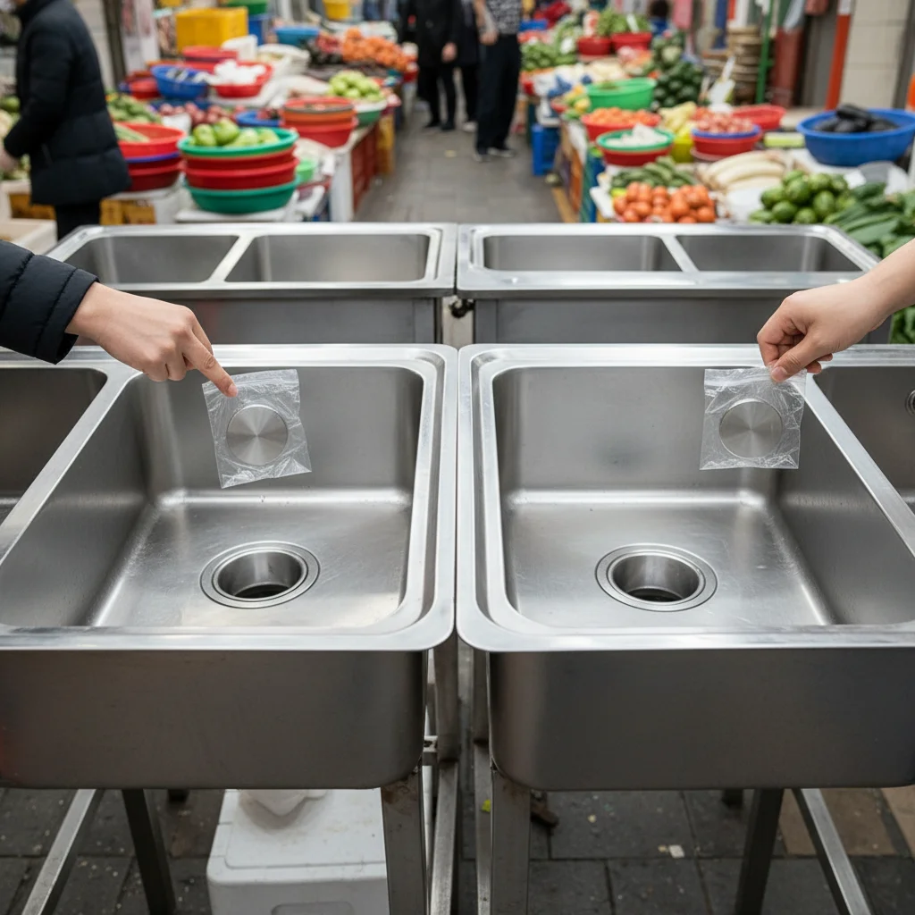 업소용중고싱크대 - 자석 테스트 필수