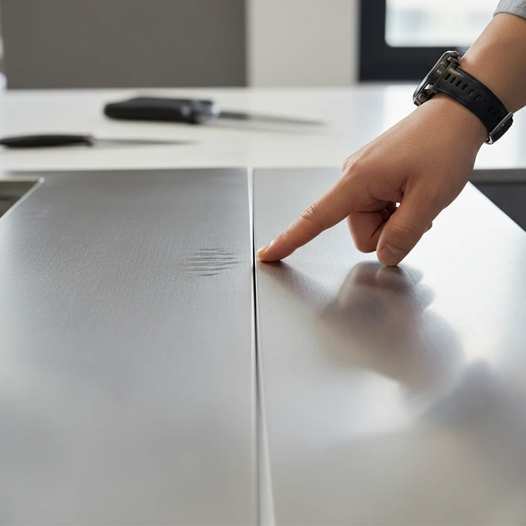 영업용씽크대 - 스텐 재질별 내구성 비교